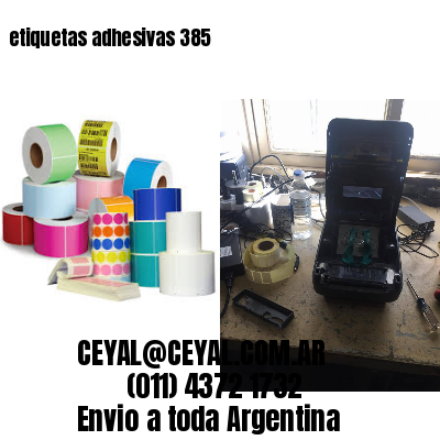 etiquetas adhesivas 385