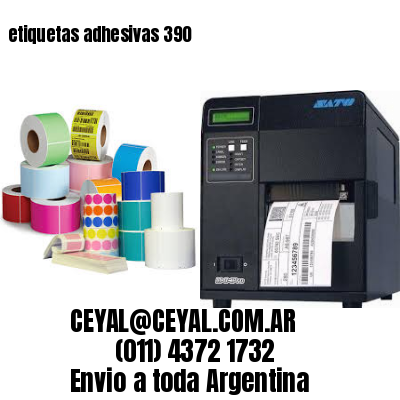 etiquetas adhesivas 390