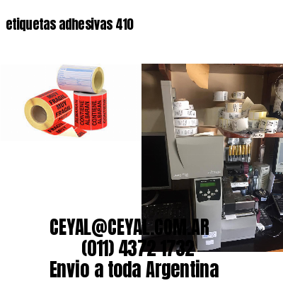 etiquetas adhesivas 410