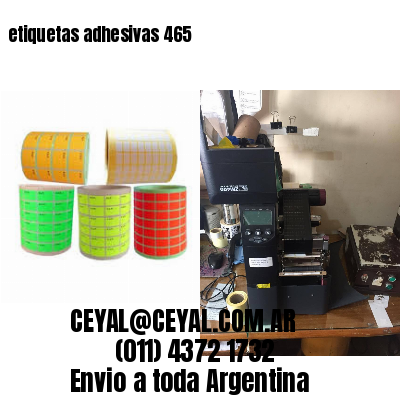 etiquetas adhesivas 465