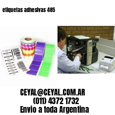 etiquetas adhesivas 485