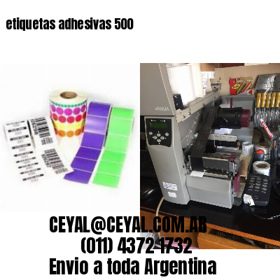 etiquetas adhesivas 500