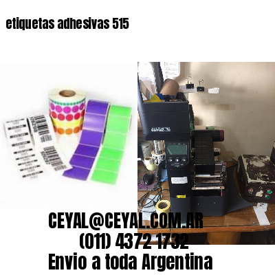 etiquetas adhesivas 515