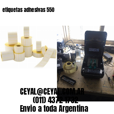 etiquetas adhesivas 550