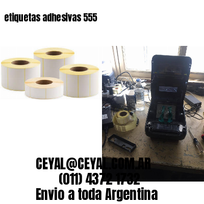 etiquetas adhesivas 555