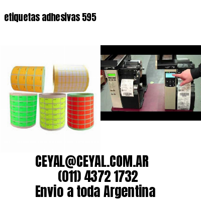 etiquetas adhesivas 595