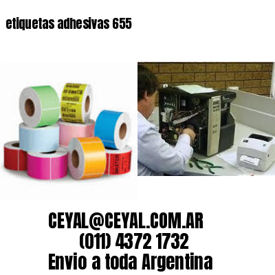 etiquetas adhesivas 655