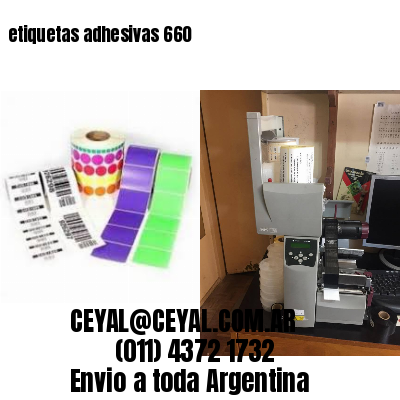 etiquetas adhesivas 660