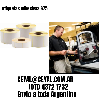 etiquetas adhesivas 675