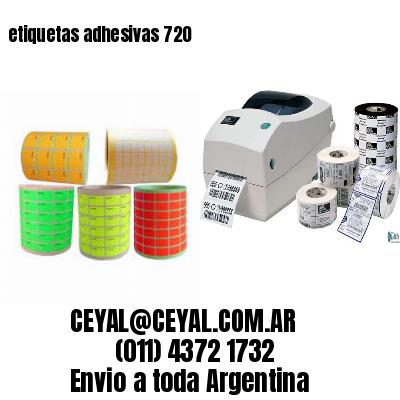 etiquetas adhesivas 720