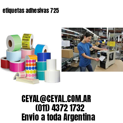 etiquetas adhesivas 725