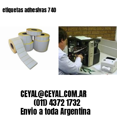 etiquetas adhesivas 740