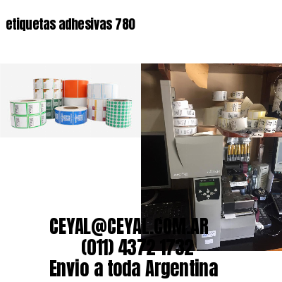 etiquetas adhesivas 780