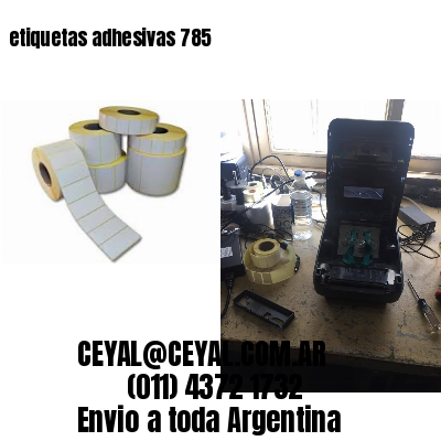 etiquetas adhesivas 785