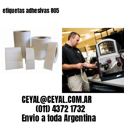 etiquetas adhesivas 805