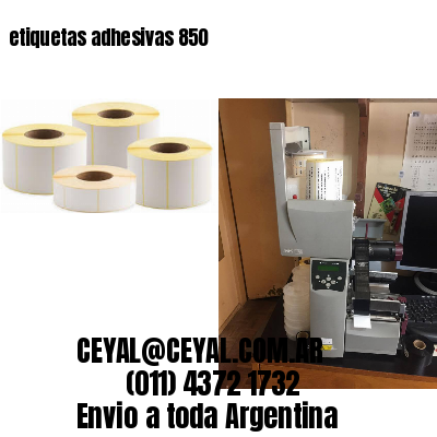 etiquetas adhesivas 850