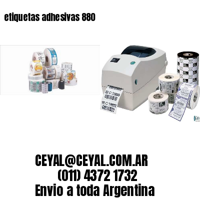 etiquetas adhesivas 880