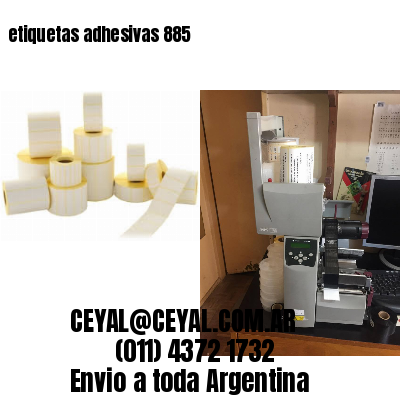 etiquetas adhesivas 885