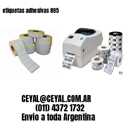 etiquetas adhesivas 895