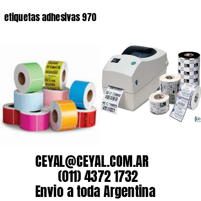 etiquetas adhesivas 970