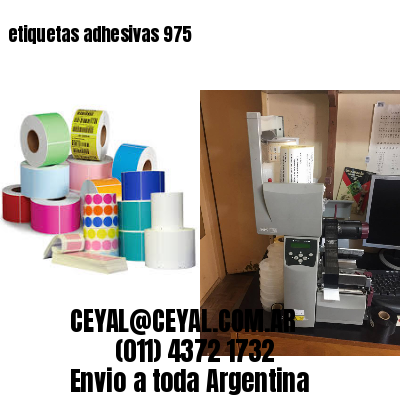 etiquetas adhesivas 975