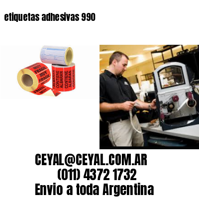 etiquetas adhesivas 990