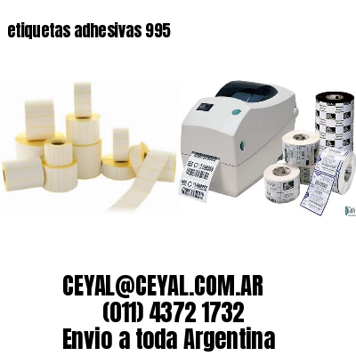 etiquetas adhesivas 995