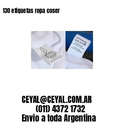 130 etiquetas ropa coser