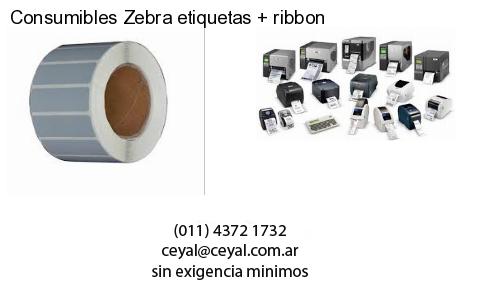 Consumibles Zebra etiquetas   ribbon