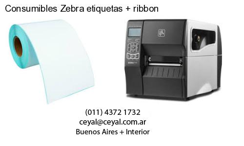 Consumibles Zebra etiquetas   ribbon