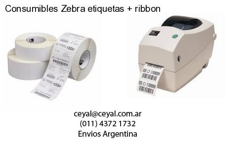 Consumibles Zebra etiquetas   ribbon