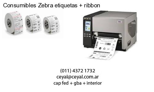 Consumibles Zebra etiquetas   ribbon