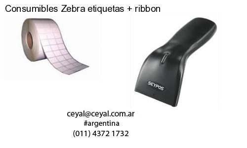 Consumibles Zebra etiquetas   ribbon