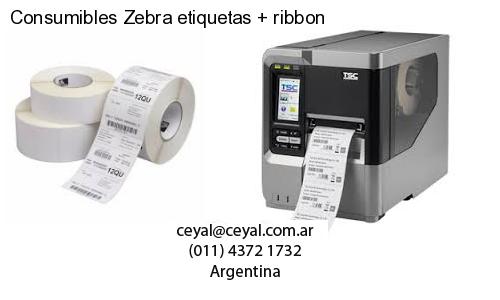 Consumibles Zebra etiquetas   ribbon