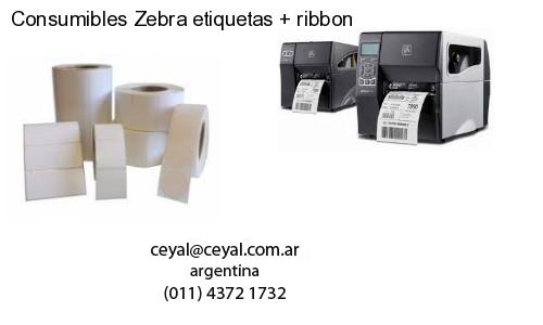 Consumibles Zebra etiquetas   ribbon