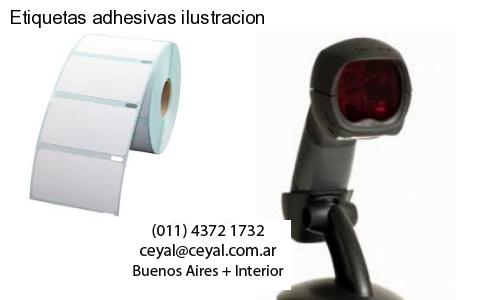 Etiquetas adhesivas ilustracion