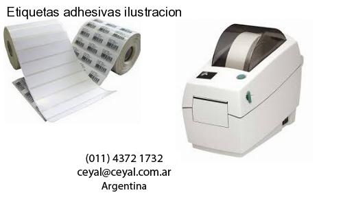 Etiquetas adhesivas ilustracion