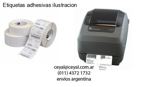Etiquetas adhesivas ilustracion