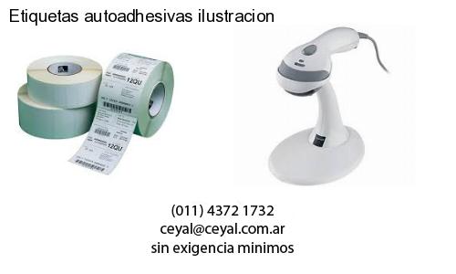 Etiquetas autoadhesivas ilustracion