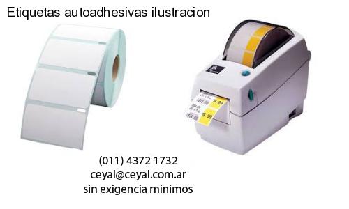 Etiquetas autoadhesivas ilustracion