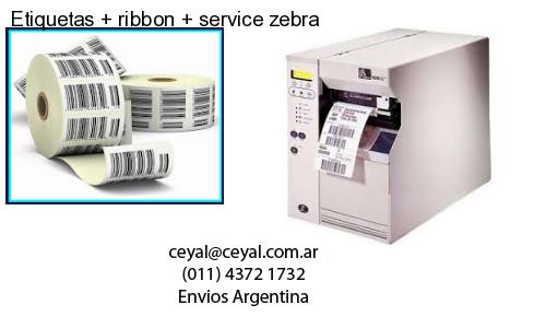 Etiquetas   ribbon   service zebra