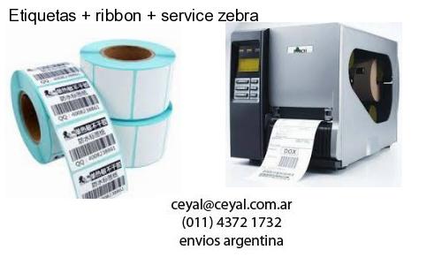 Etiquetas   ribbon   service zebra