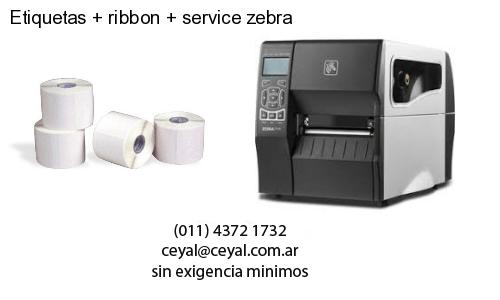 Etiquetas   ribbon   service zebra