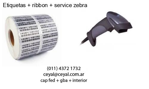 Etiquetas   ribbon   service zebra