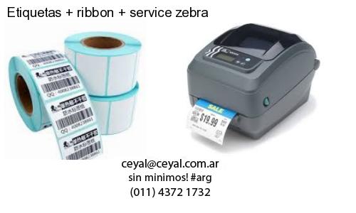 Etiquetas   ribbon   service zebra