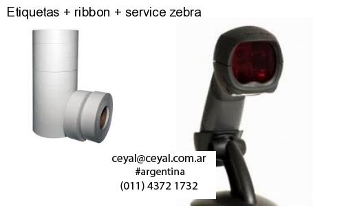 Etiquetas   ribbon   service zebra