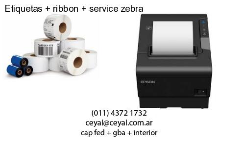 Etiquetas   ribbon   service zebra