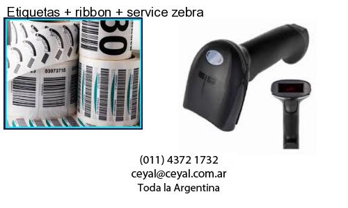 Etiquetas   ribbon   service zebra