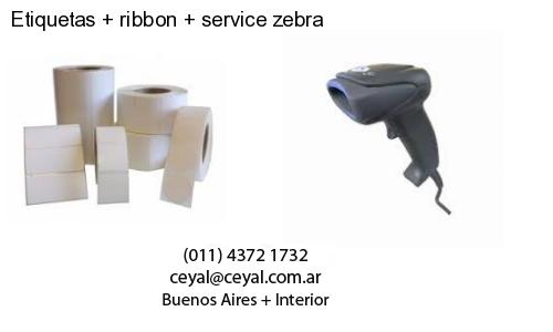 Etiquetas   ribbon   service zebra