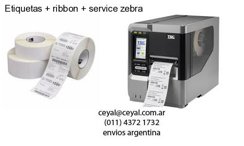 Etiquetas   ribbon   service zebra